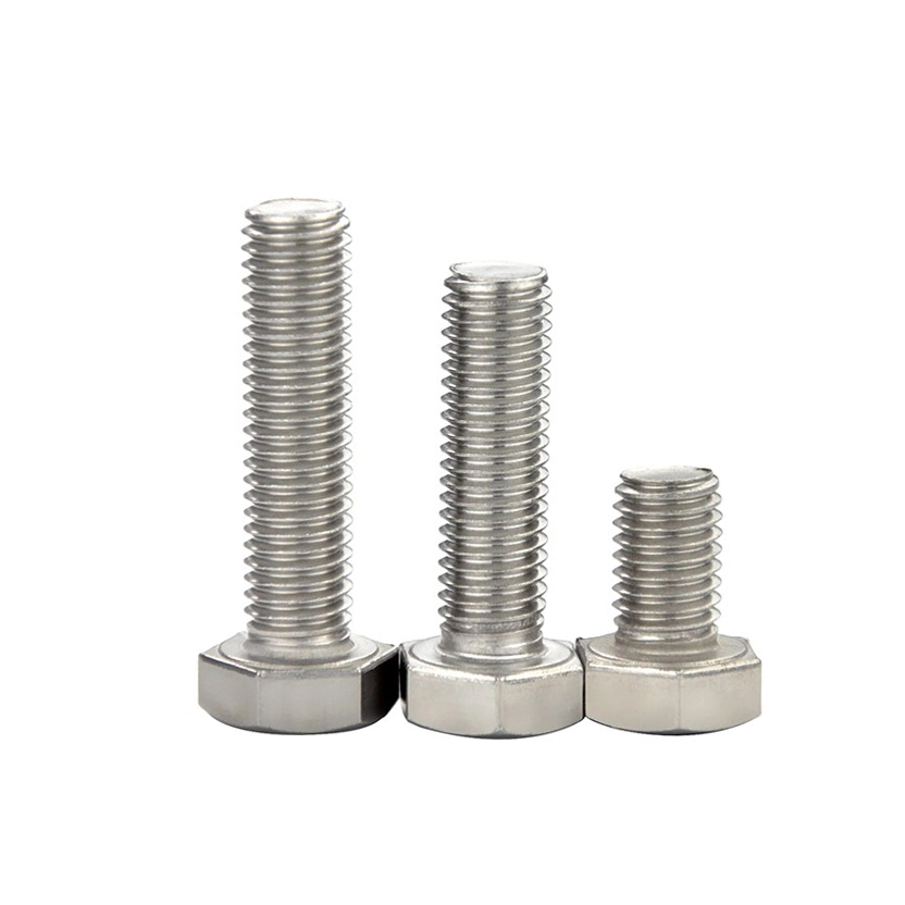 Stainless Steel Hex Bolt Full Thread Hexagon Head Screw Bolt Din933 Bolt And Nut Set